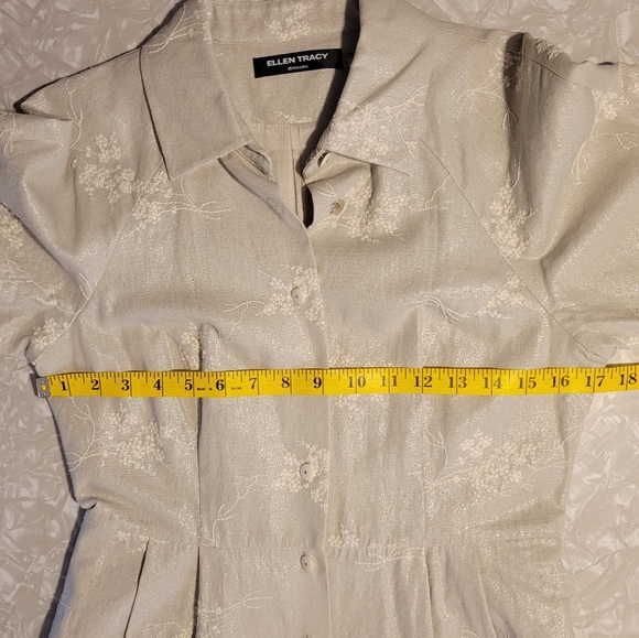 Ellen Tracy Dress w/ Belt - size 6 - Picture 11 of 15